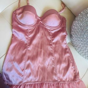 Pink blush babydoll slip